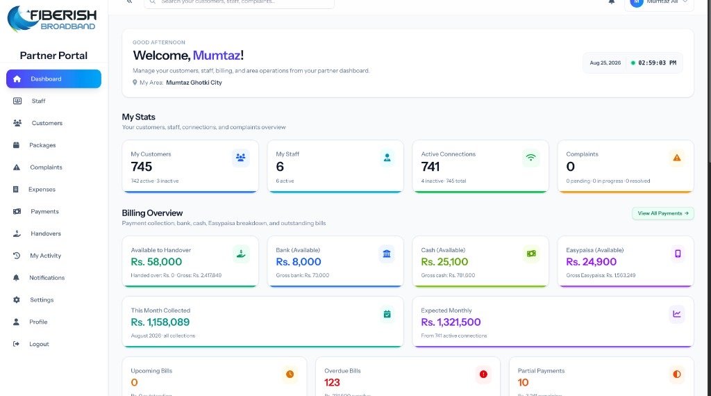 Partner Portal dashboard
